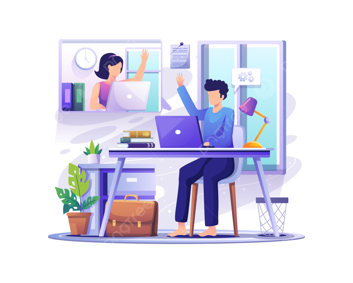 pngtree-work-at-home-concept-design-a-young-man-and-woman-remote-png-image_7430117